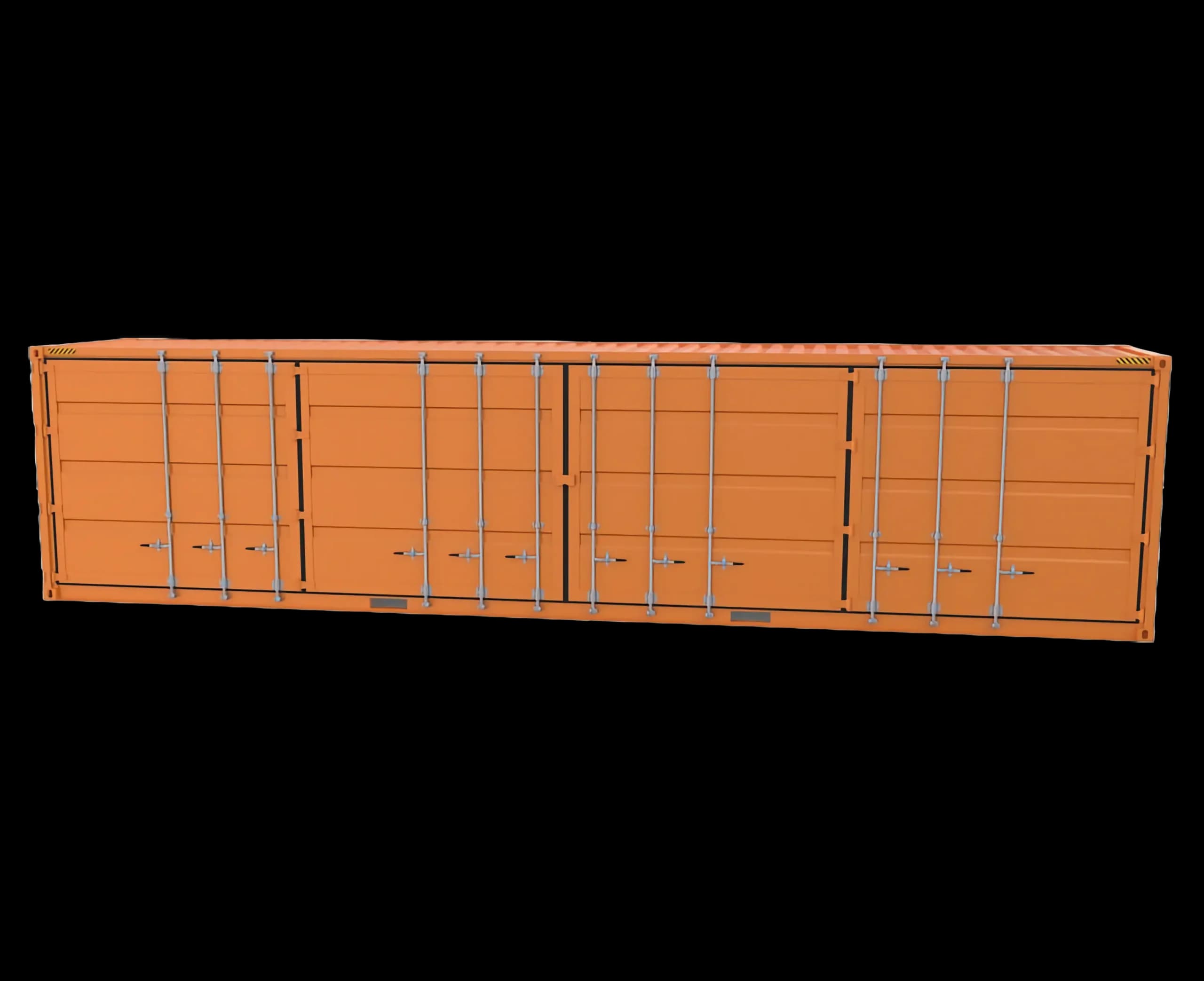 Container con abertura lateral 40pies HC Open Side con 2 puertas
