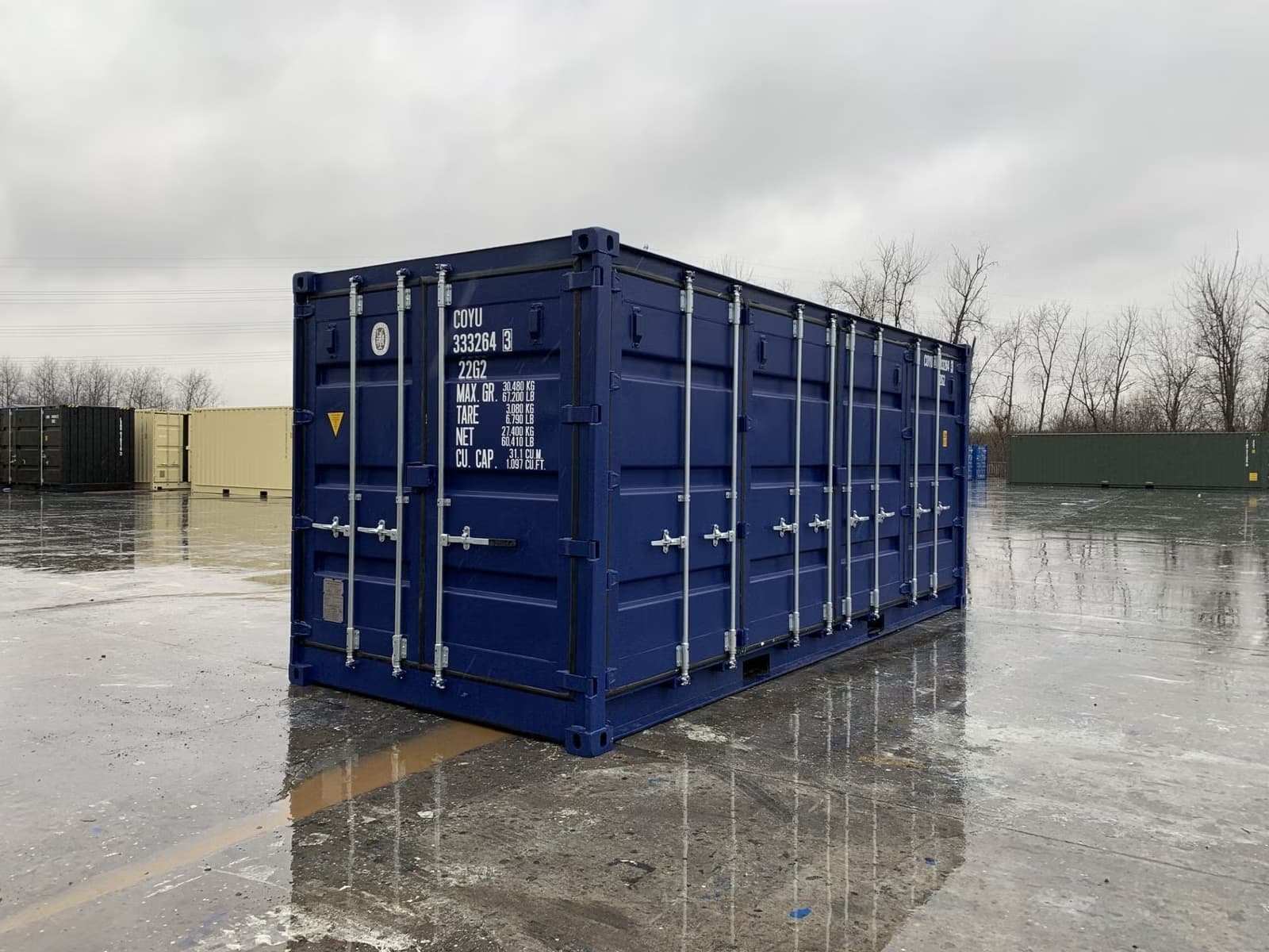 Contenedor MarÃtimo 20 Pies con Puertas Laterales