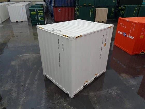 Contenedor MarĂtimo High Cube de 10 Pies Blanco - Nuevo