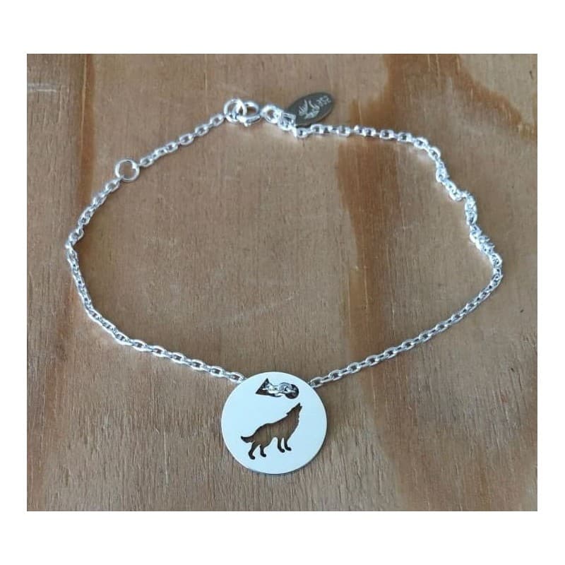 Bracelet femme argent, créateur CabaneTchanque, Token's Loup - CabanetChanque