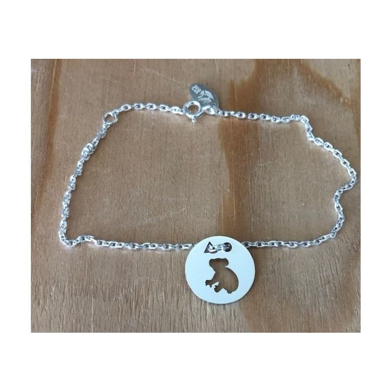Bracelet femme argent, créateur CabaneTchanque, Token's Koala - CabanetChanque