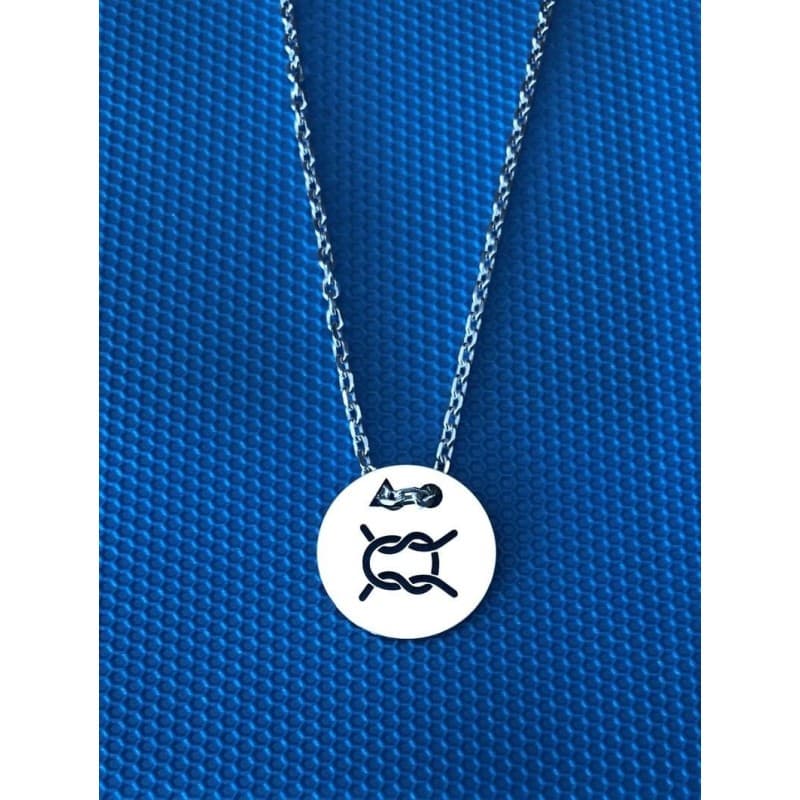 Collier femme argent, créateur CabaneTchanque, Pendentif Noeud - CabanetChanque