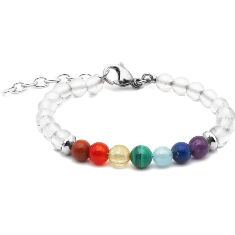 Bracelet 7 Chakras Amplificateur - femme / homme pierres naturelles STILIVITA - STILIVITA bracelets chemin de vie