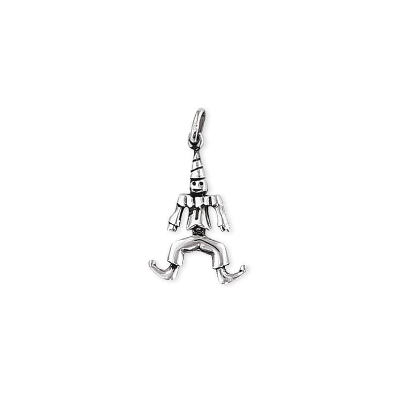 Pendentif arlequin en argent 925, femme, homme & enfant - Lyn&Or Bijoux