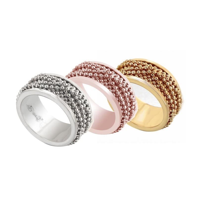 Bague femme originale, argent, doré ou rose, création Zoé Bijoux - Eva - Zoé Bijoux