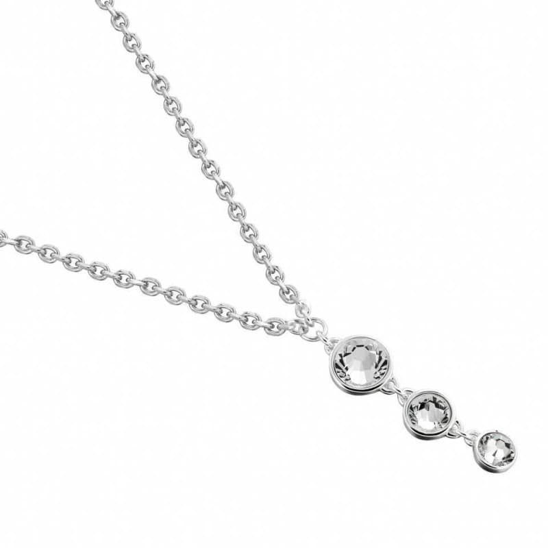 Collier Swarovski & argent, long pendentif, Zoé Bijoux - Chute - Zoé Bijoux
