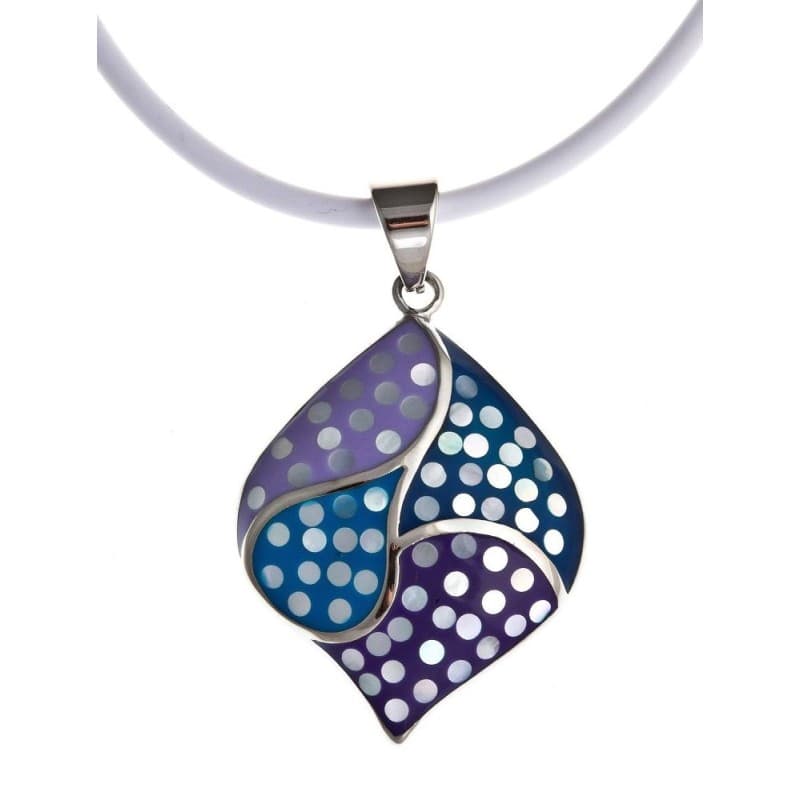 Collier femme en acier et pendentif original Odena - Gyma - Bijoux Odena