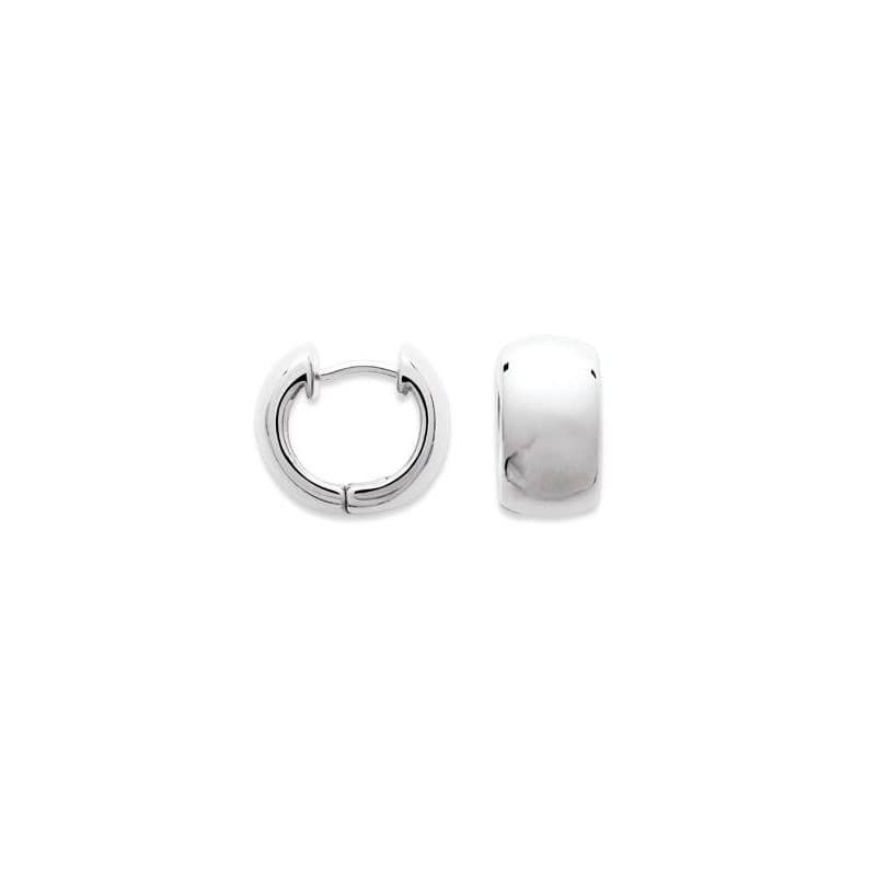 Créoles femme en argent, diamètre 14 mm, fil 7 mm - Malo - Lyn&Or Bijoux