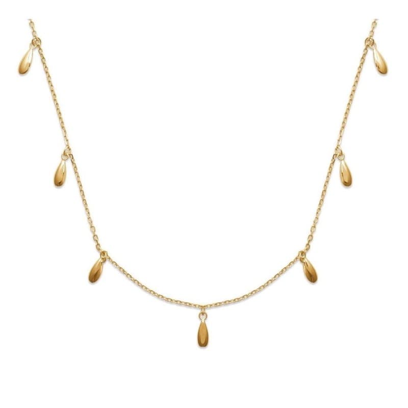 Collier femme, ras-de-cou en plaqué or & breloques - Souffle - Lyn&Or Bijoux