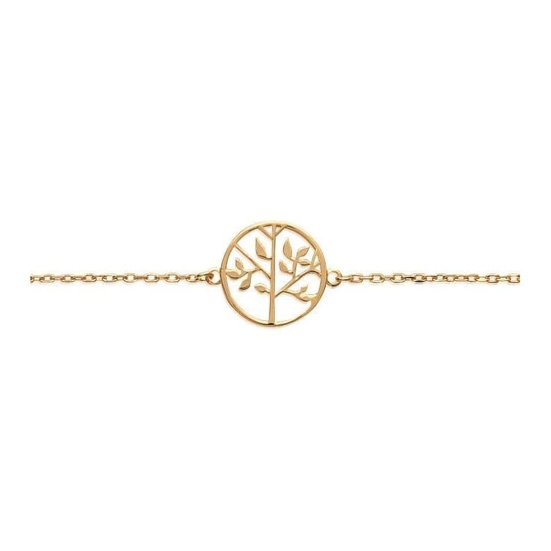 Bracelet femme, Arbre de vie en plaqué or - Synopsis - Lyn&Or Bijoux