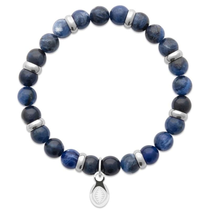 Bracelet pour homme Jaspe et acier - Shark'n Stones Bleu - Shark'n Stones
