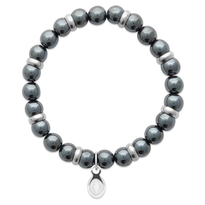 Bracelet pour homme Hématite et acier - Shark'n Stones Gris - Shark'n Stones