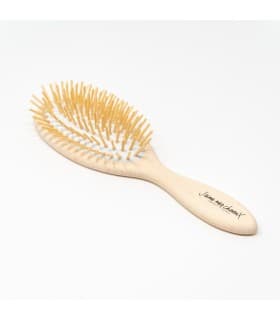 Brosse Ă cheveux dĂ©mĂȘlante Picots bois - J'aime mes cheveux !