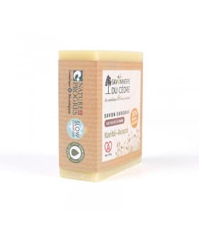 Savon naturel et artisanal Karité Avocat extra doux 100g - Savonnerie du Cèdre