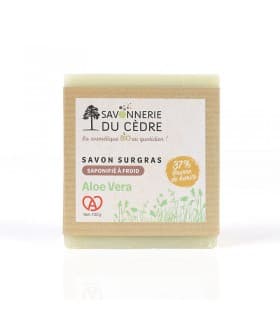 Savon naturel et artisanal - Aloe vera 100g - Savonnerie du Cèdre