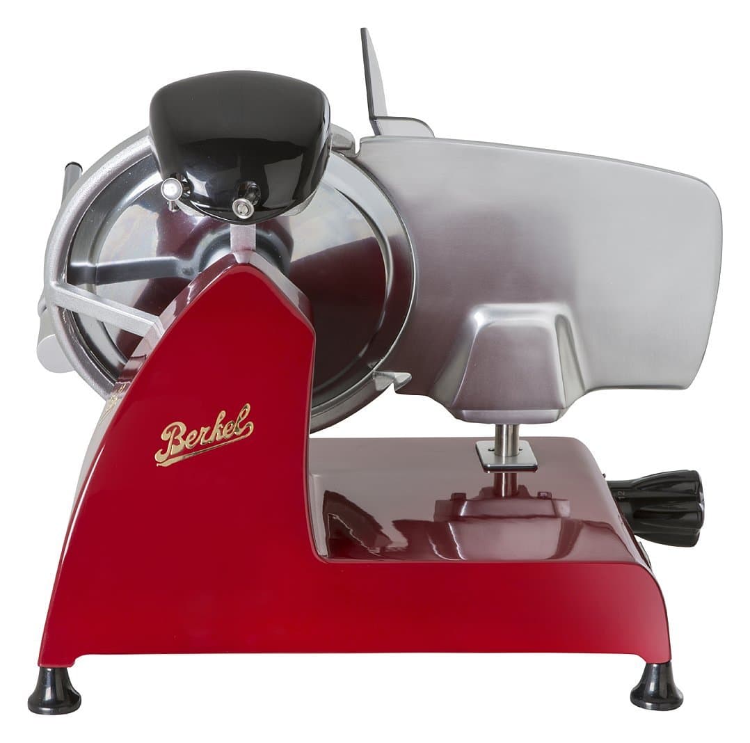 Berkel RED LINE 250 Trancheur domestique avec lame à gravité 250 mm. - rouge