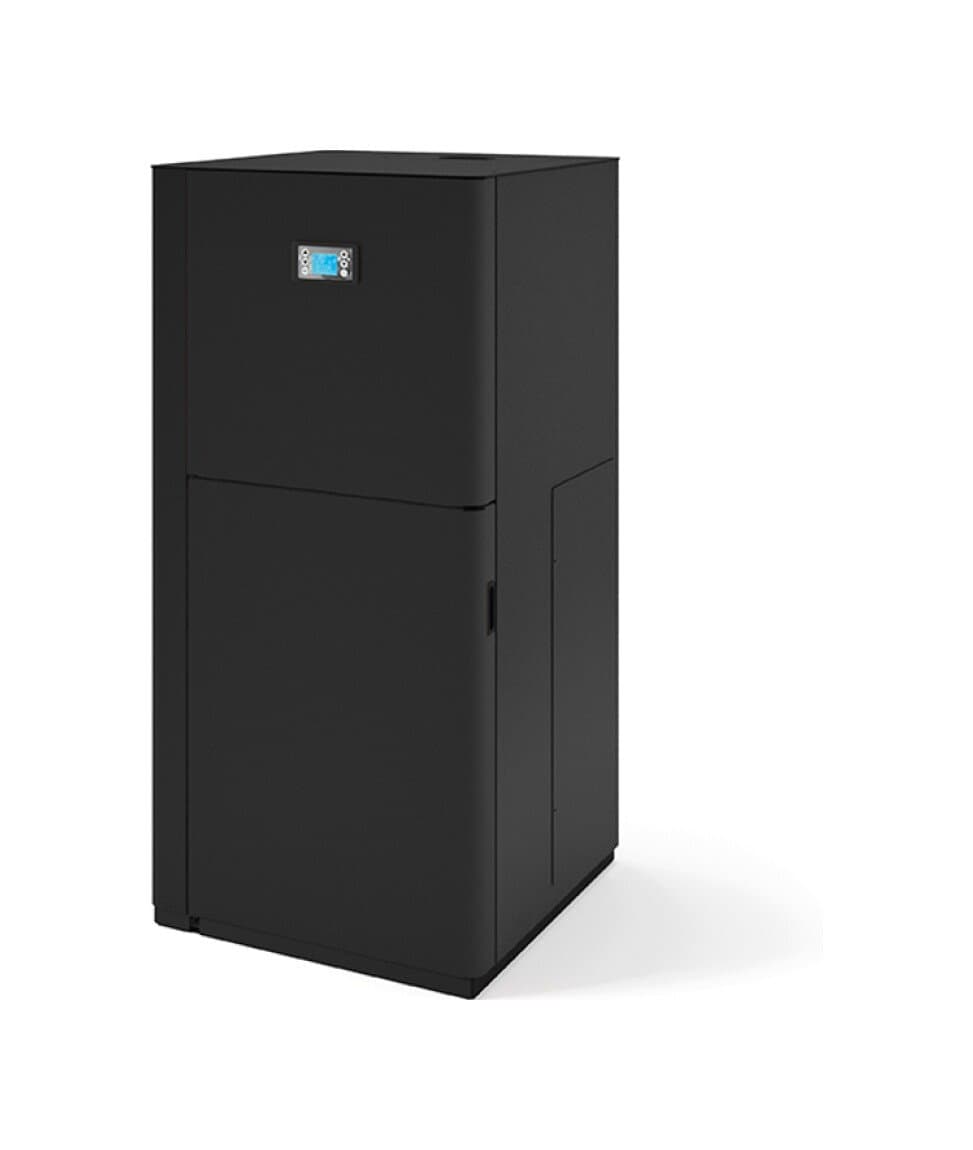 Eva Calòr PRO 24 Chaudière à pellets classe 5 - 24,5 kw - 600 m³ chauffable - noire