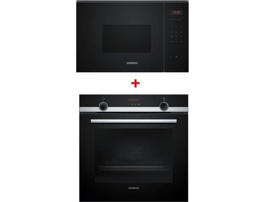 SIEMENS - Four encastrable pyrolyse HB574ABR3F + BE523LMB1F