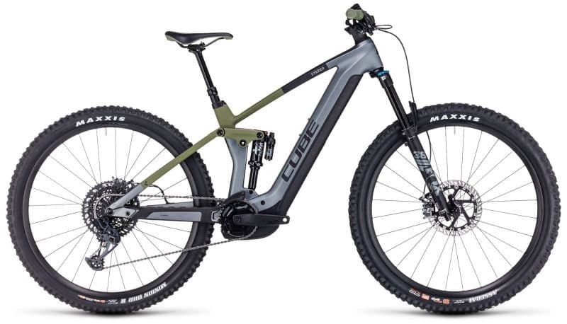 Cube Stereo Hybrid 140 HPC TM 750 flashgrey´n´olive - XL