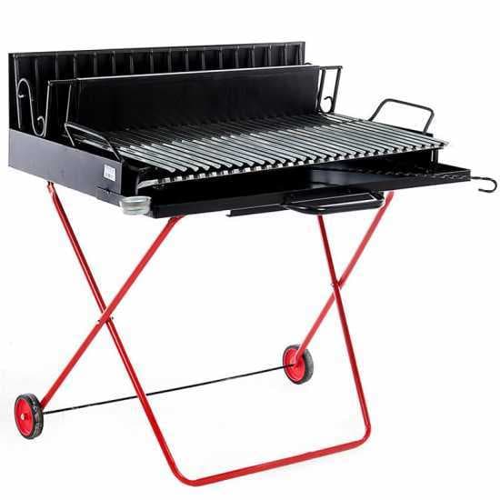 Barbacoa portátil de leña y carbón 323 Maxi – Plegable