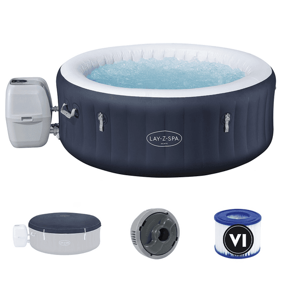 Bestway Lay-Z-Spa Miami AirJet 6001C – Ø180×66 cm – Spa hinchable para 3-4 personas