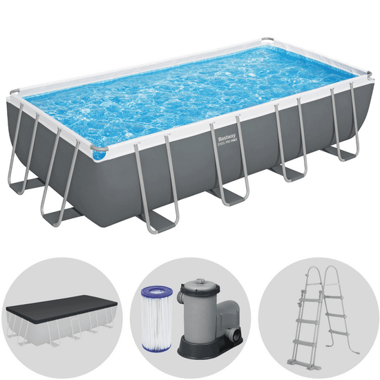 Bestway Steel Pro Max 56465 – 549x274x122 cm – Piscina elevada para 7-8 personas