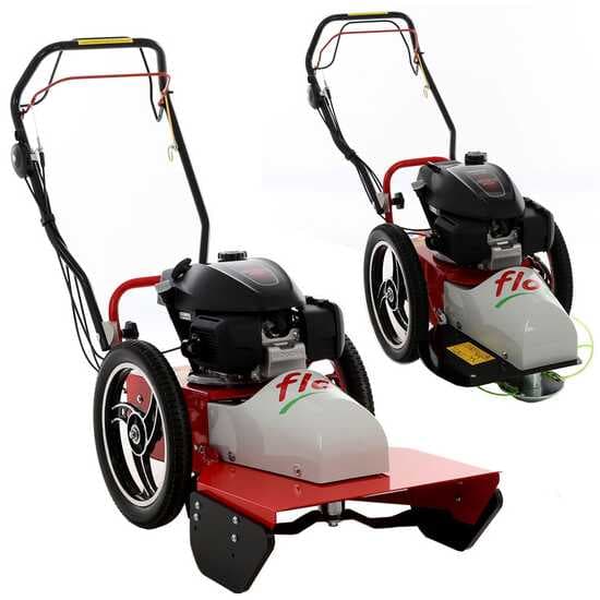 Blue Bird FLO Pro Speed 6HO – Desbrozadora de ruedas de gasolina – Cuchilla e hilo – Honda GCV200