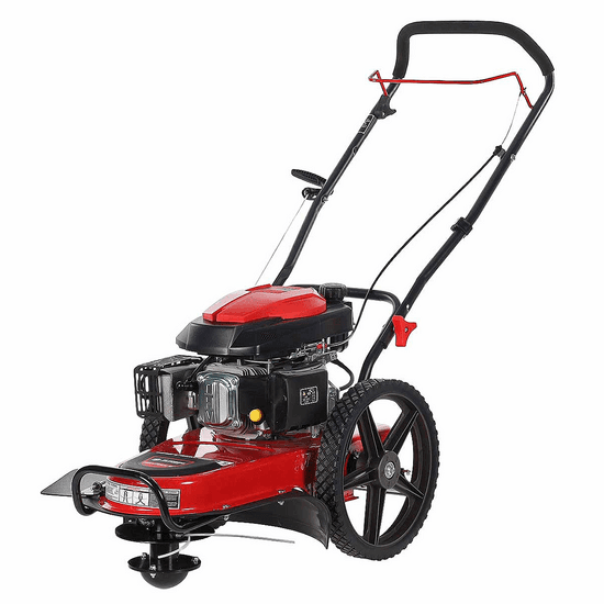 Blue Bird TrimTech W – Desbrozadora manual de ruedas de gasolina 4 tiempos