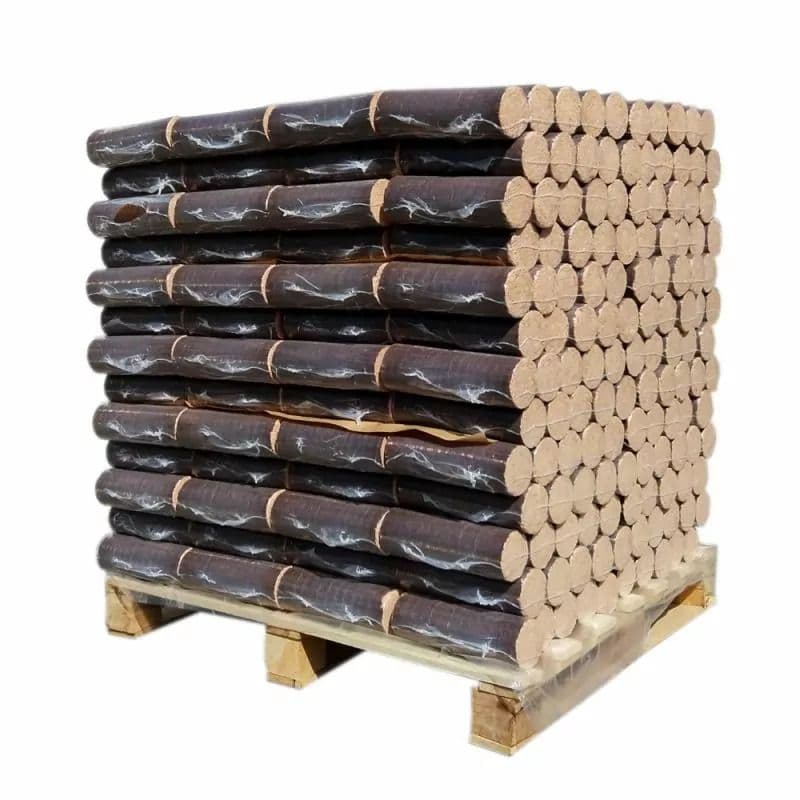 MADERA DENSIFICADA – PALÉ DE 96 PACKS DE 5 TRONCOS