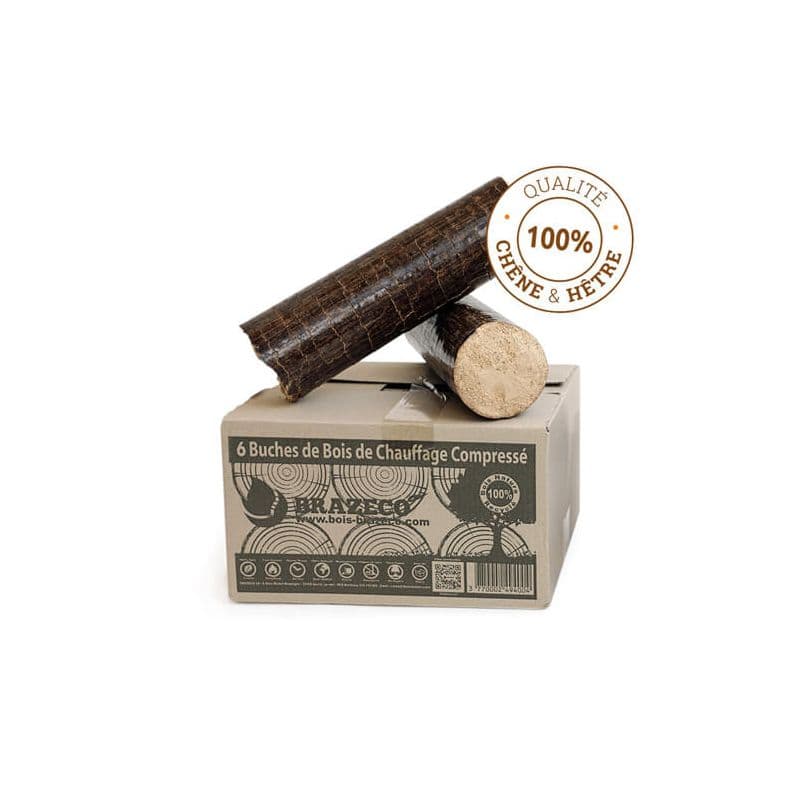 MADERA DENSIFICADA – CALIDAD PREMIUM – PALÉ DE 80 CAJAS DE 6 TRONCOS