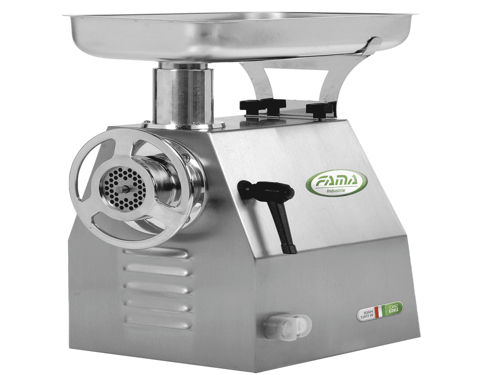Fama TI22R – Picadora de carne eléctrica – Cuerpo de inox – Grupo de trituración de hierro fundido – 400V
