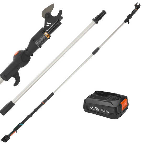 Gardena HighCut 360/18V P4A – Tijera de podar eléctrica con pértiga – 18V 2Ah