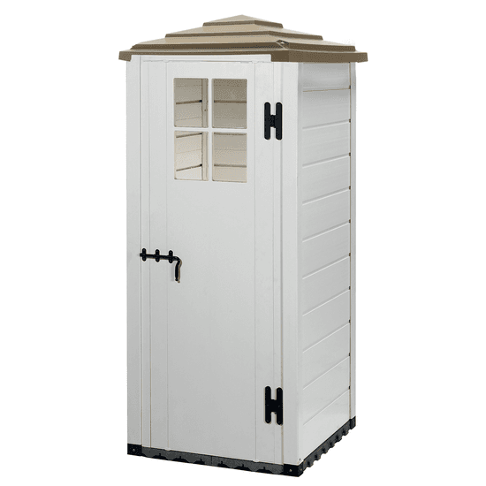 Garofalo Tuscany Evo 80 Pagoda – Caseta de jardín – Con ventana – 82,5 x 82,5 x 198 cm
