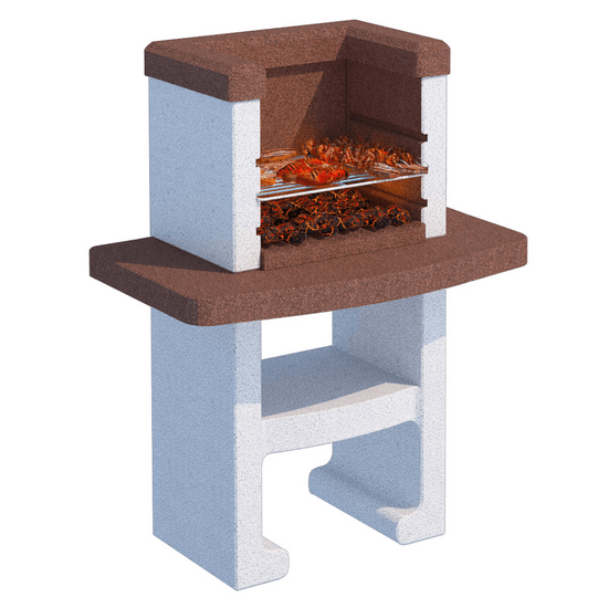 Linea VZ Toscana – Barbacoa de leña y carbón de obra