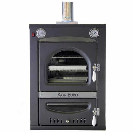 Nuevo AgriEuro Minimus 50 Inc – Horno de leña de acero empotrable – 3 niveles