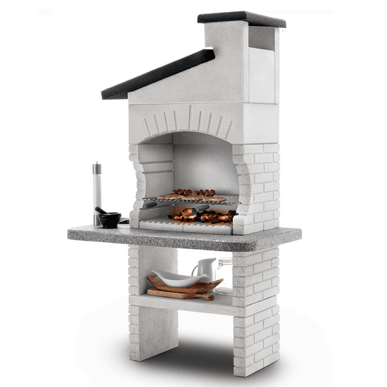 Palazzetti Guanaco 2 – Barbacoa de leña y carbón de obra