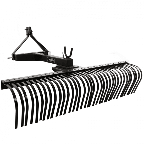 Rastrillo para tractor pesado Blackstone B-HLRK 210 con enganche de 3 puntos – Serie Heavy Duty