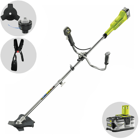 Ryobi RBC18X20B4F – Desbrozadora a batería – 18 V – 4 Ah