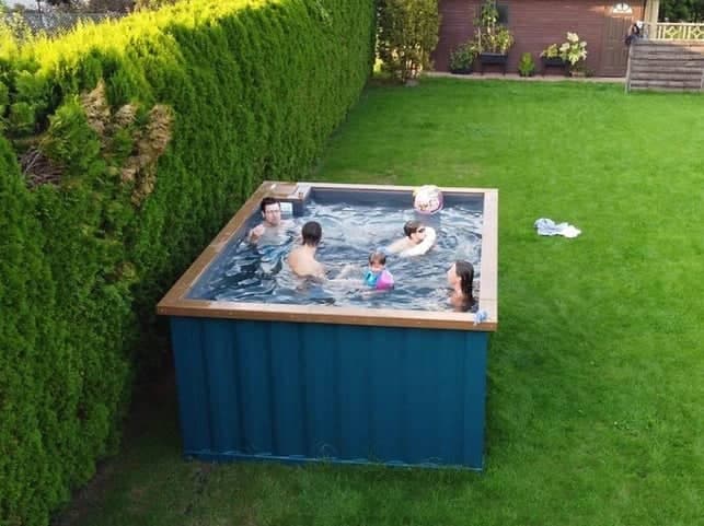 Kontener spa 3,0m x 3,0m, wanna z hydromasażem, nowy