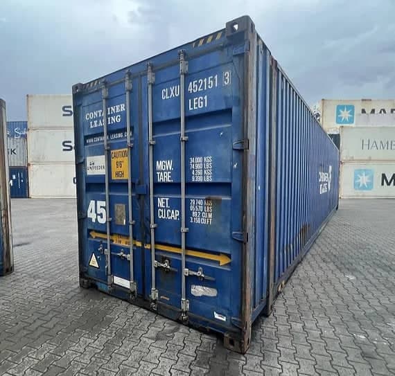 Używany 45-stopowy kontener transportowy High Cube