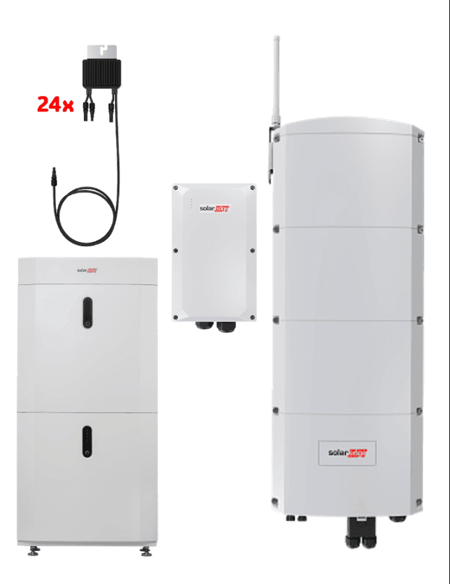 SolarEdge Single Kit Backup 10 kW mit 9,7 kWh für CH