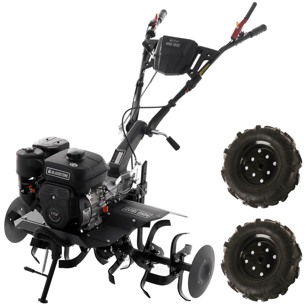 BlackStone MHG 1800 – Benzin-Motorhacke mit 212 cm³ Hubraum – 7 PS