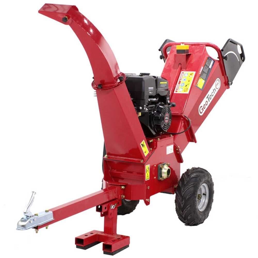 GeoTech Pro PCS 155 LE â Profi Benzin-HĂ€cksler â Loncin Motor 15 PS â Elektro Starter