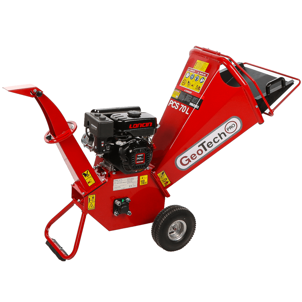 GeoTech Pro PCS70L â Profi-Benzin-HĂ€cksler â Loncin Motor 7 PSâ