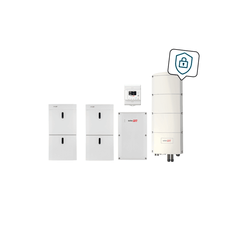 SolarEdge Home Ersatzstrom Paket mit SE10K-RWB48 und 19,4 kWh