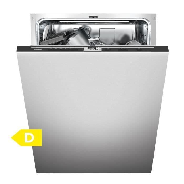Comfee Lave vaisselle encastrable 60cm intgrable 14 couverts 44dB 8 programmes Blanc-nergtique D