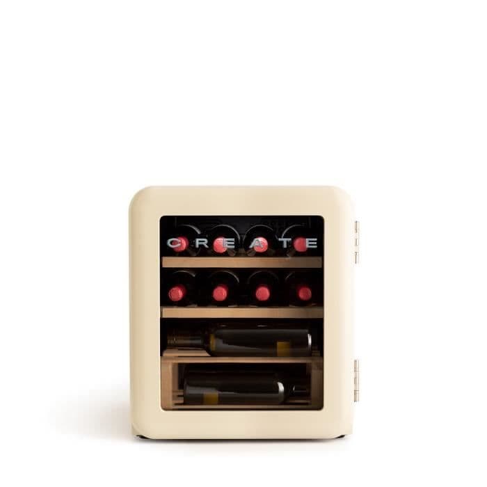 Cave à vin rétro - Create - WINECOOLER - 12, 45 ou 76 bouteilles - Température réglable - Éco-responsable