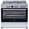 Cuisinière piano four multifonctions catalyse - CONTINENTAL EDISON - CECP9060IXDD - 95 L - Affichage digital - L90 x H 85 cm - Inox