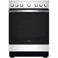 Cuisinière vitrocéramique - INDESIT - IS67V5PCX/E - 4 foyers - 2600 W - 60 cm - Inox
