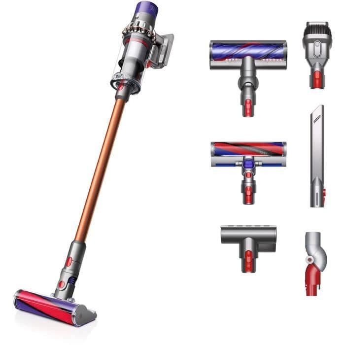 DYSON V10 Absolute - Aspirateur Balai sans fil - 525 Watts - Jusqu'Ă 125 000 trs/min